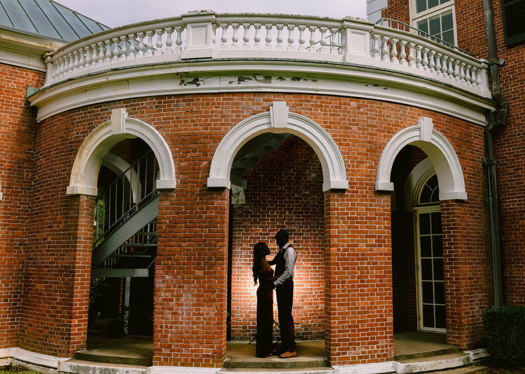 African American couple engagement photos in Brooklyn before their Leonard’s Palazzo wedding