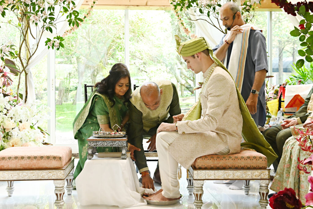 Hindu wedding ceremony ritual at Flowerfield St. James NY