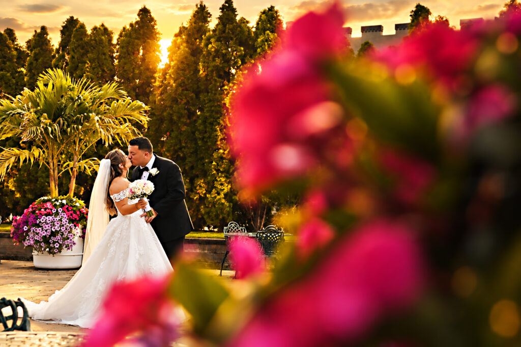 Romantic Bride and groom Wedding phot by Doug Gordon Sand Castle Franklin Square NY