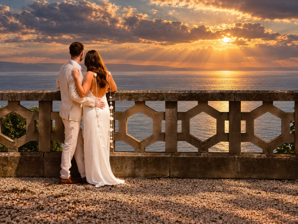 Romantic Wedding Photo at Sands Point Preserve